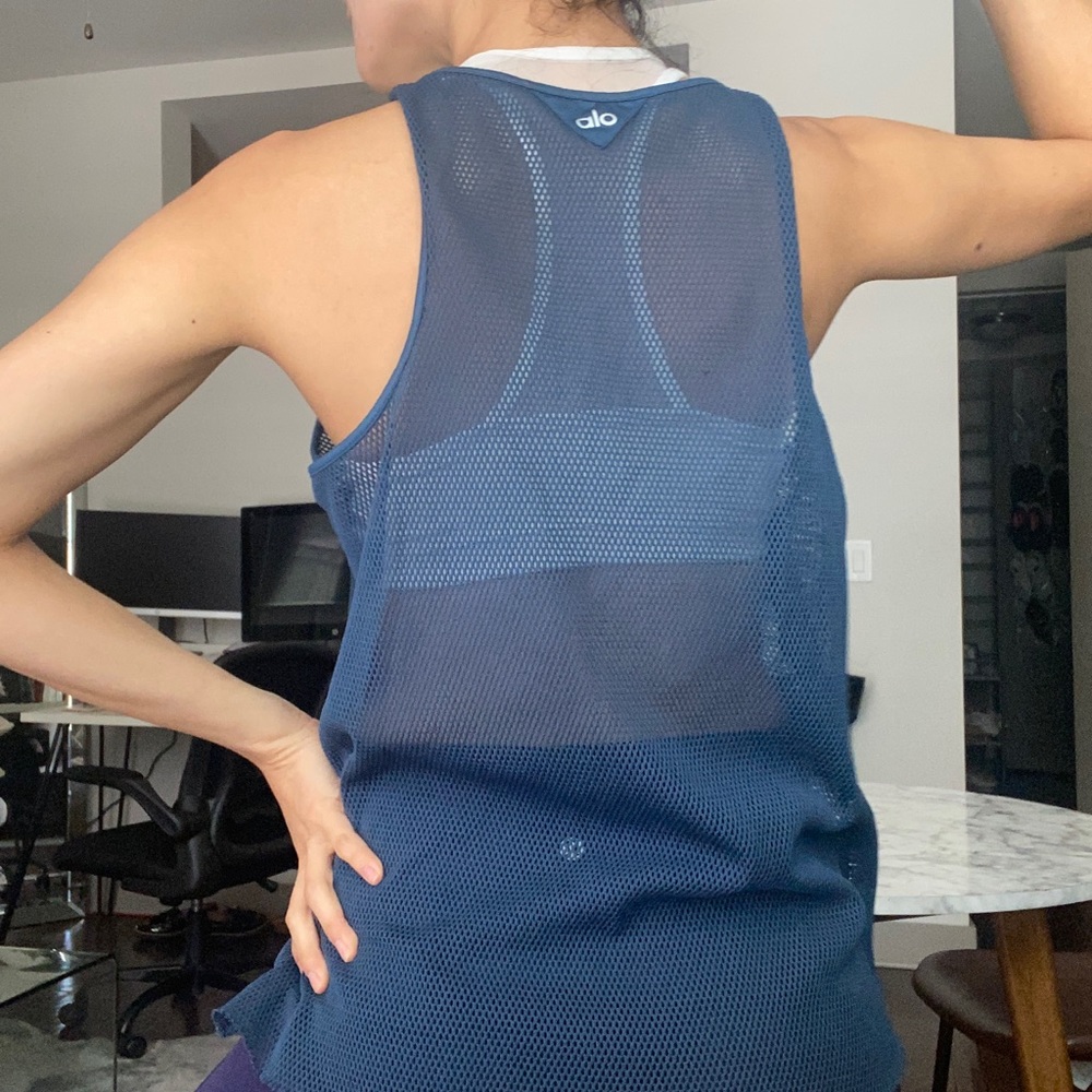 Alo Yoga Mesh Tank Top